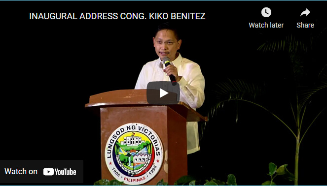 INAUGURAL ADDRESS CONG. KIKO BENITEZ 2019