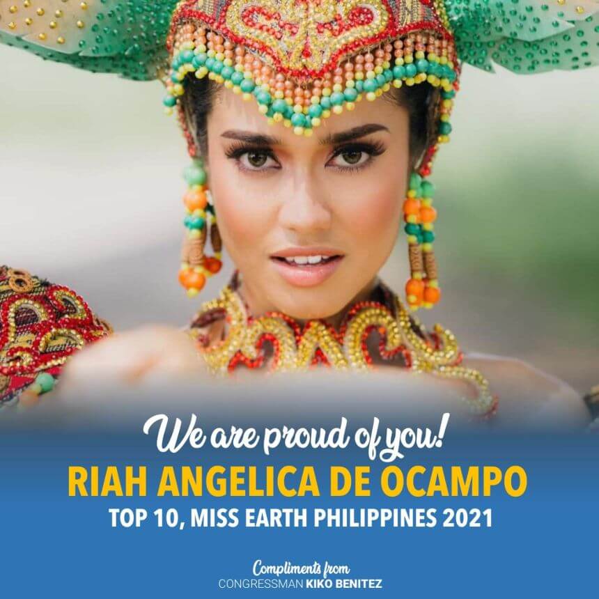 Congratulations to Ms. Riah Angelica de Ocampo of SILAY CITY