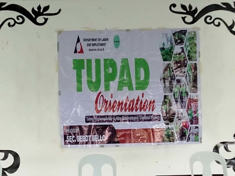 DOLE TUPAD Orientation For Talisaynons