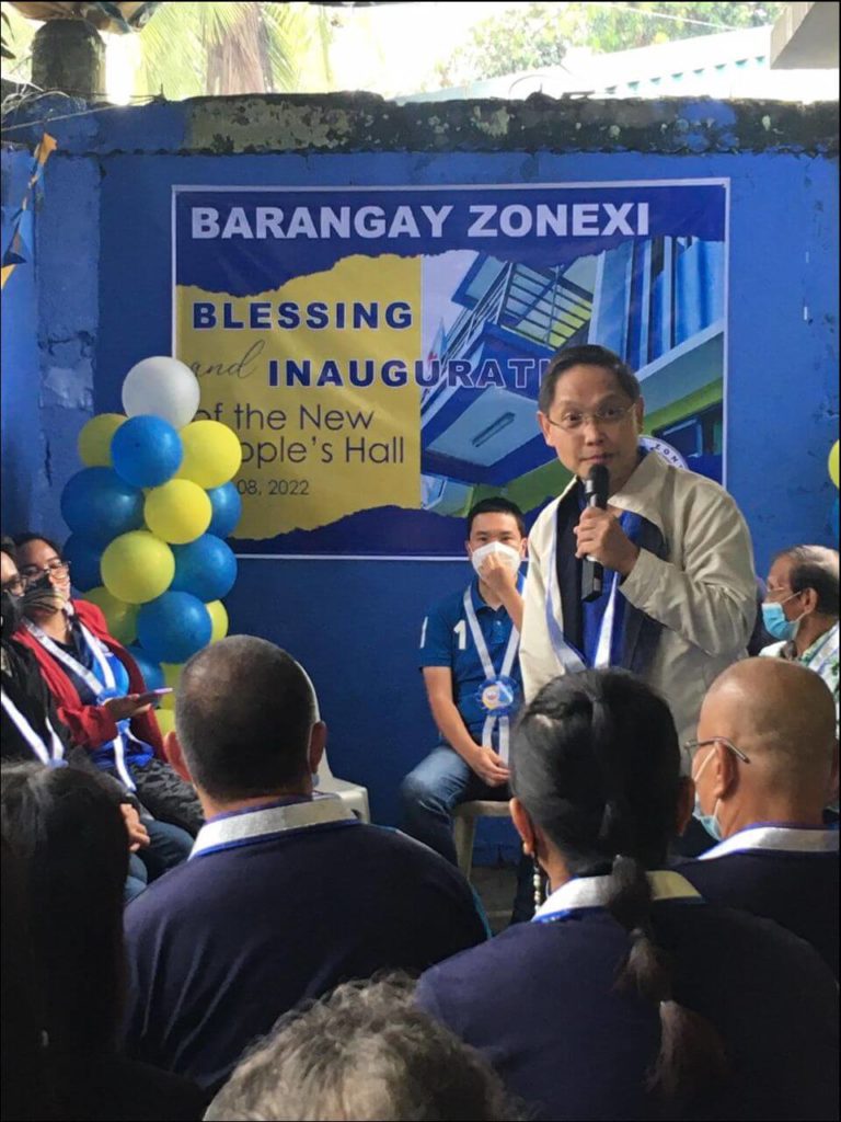 Inauguration of Barangay Hall of Brgy. Zone 11, Talisay City