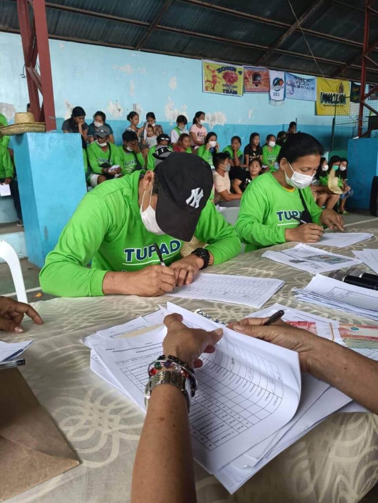 DOLE -TUPAD Pay out at Barangay Concepcion, Talisay City