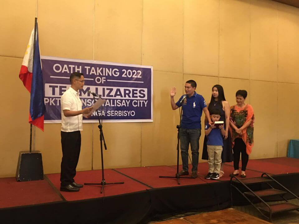 Oath Taking 2022 of Team Lizares PKT Asenso Talisay City - Cong. Dr ...