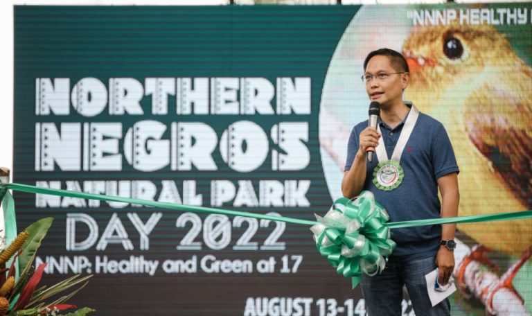 Cong. Kiko at 17th anniversary of the Northern Negros Natural Park