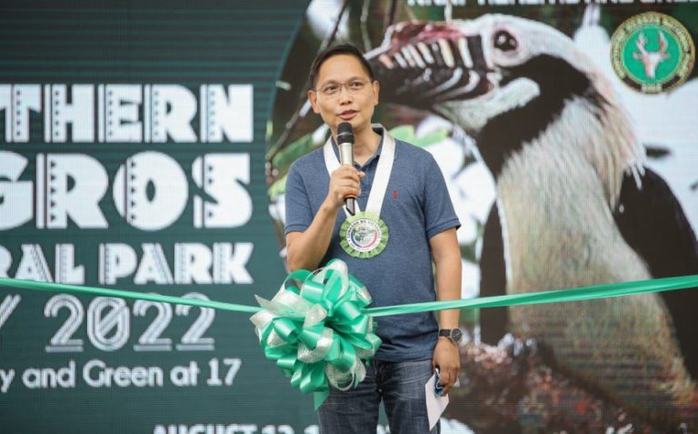 Cong. Kiko at 17th anniversary of the Northern Negros Natural Park