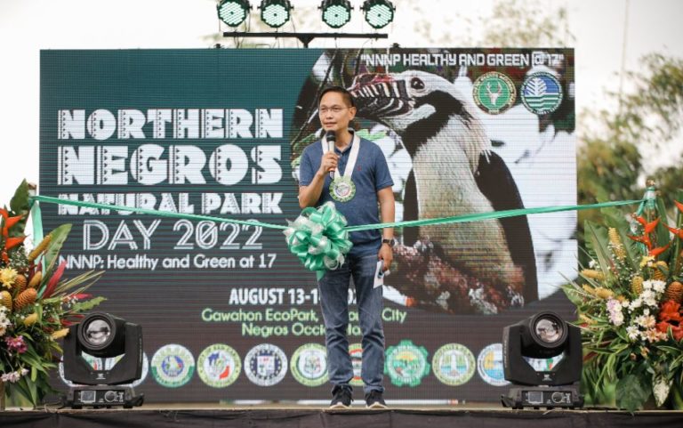 Cong. Kiko at 17th anniversary of the Northern Negros Natural Park