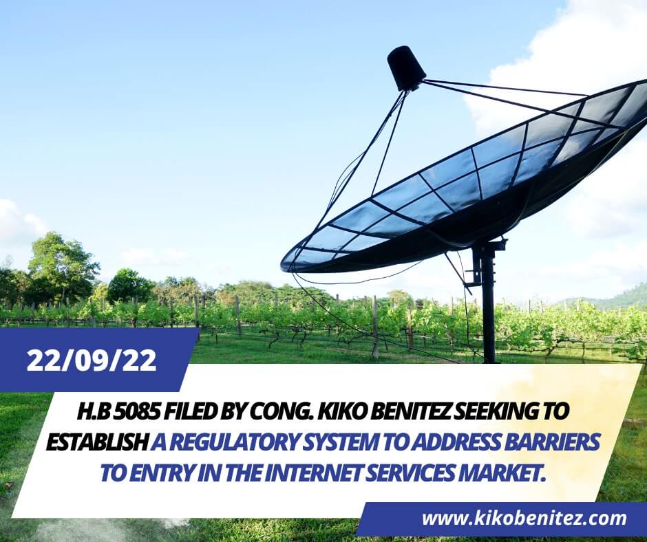 Let’s make Internet Faster and more Affordable for Everyone! – Cong. Kiko