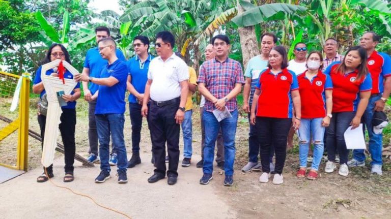 Cong. Kiko Benitez leads inauguration, turnover of Gaston Hanging Bridge at Brgy. E. Lopez