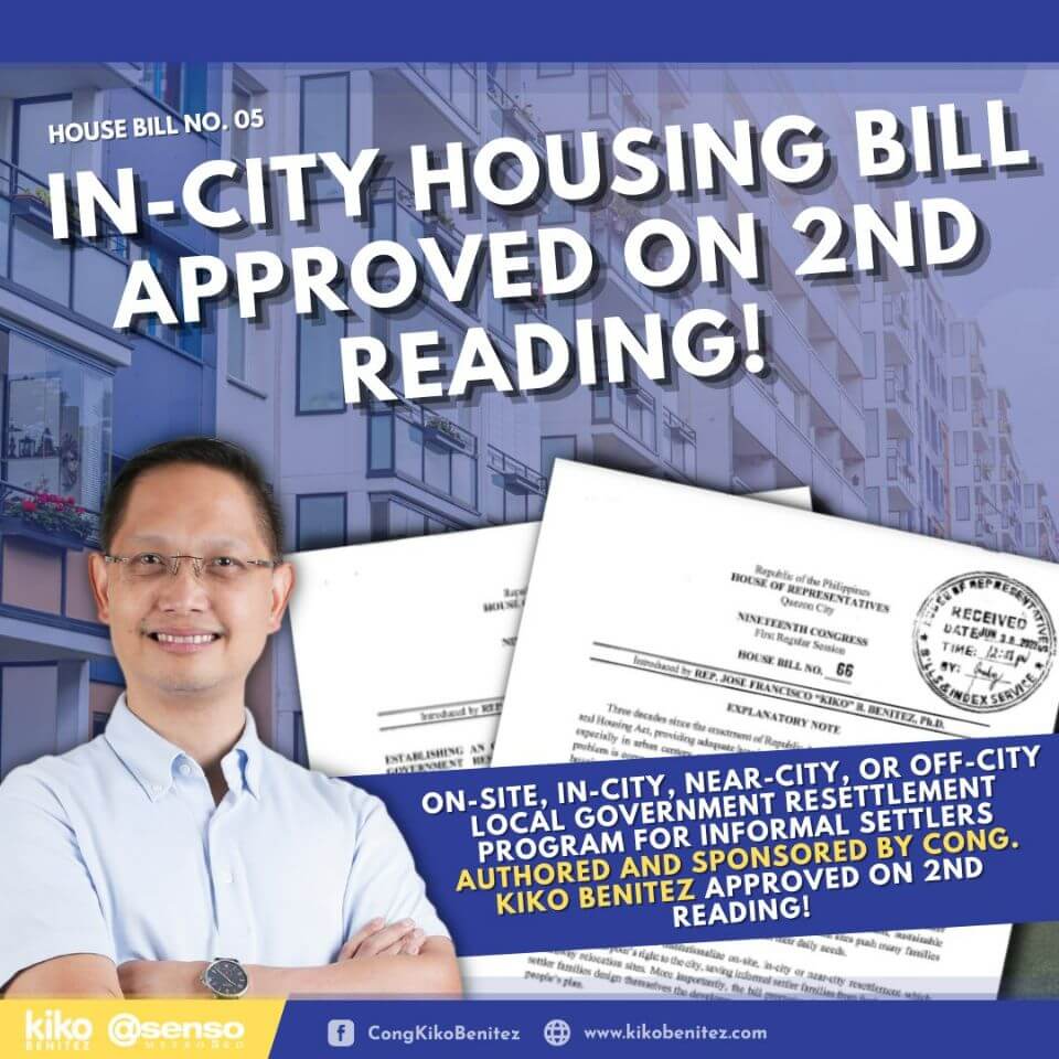 House Bill No. 05 In-City Housing Bill approved on 2nd Reading at the House of Representatives!