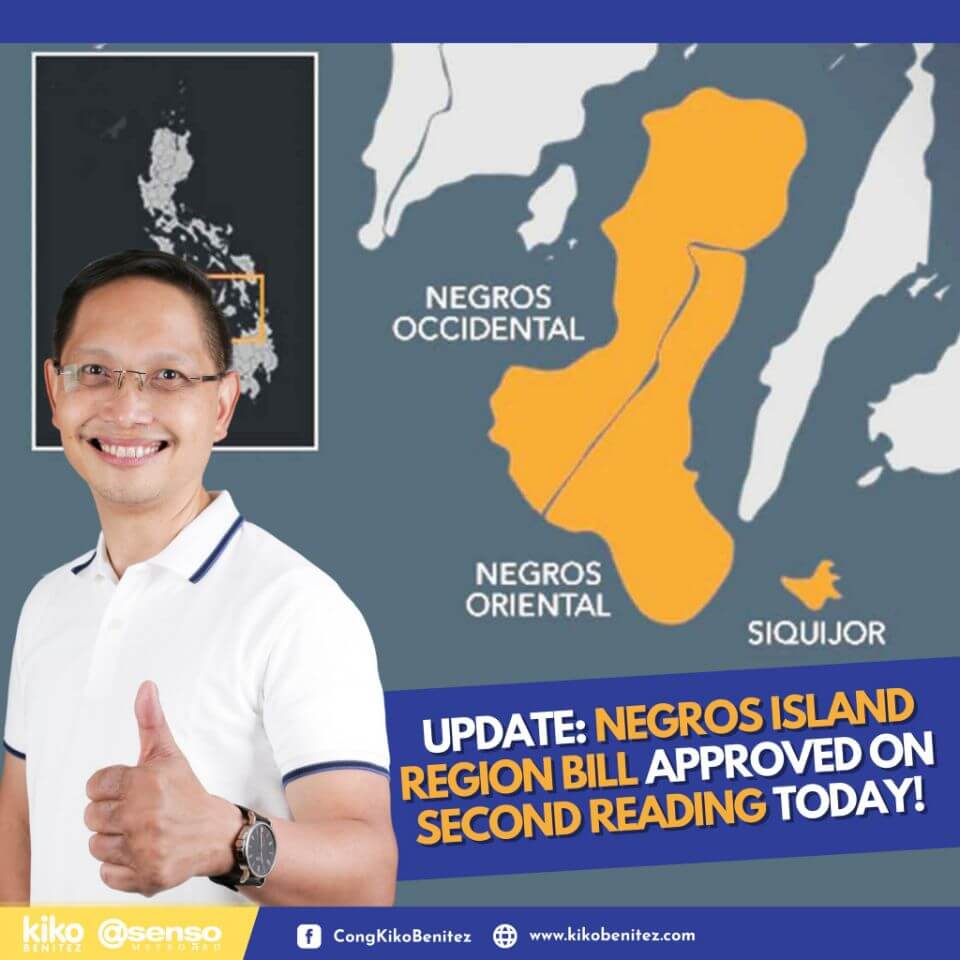 Breaking News: The Negros Island Region Bill has just been approved on second reading!