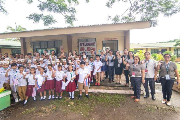 USAID Visited Salvacion Elementary School in Victorias City