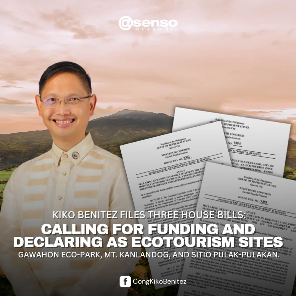 Cong. Kiko Calls For National Funding For 3 Negros Ecotourism Sites ...