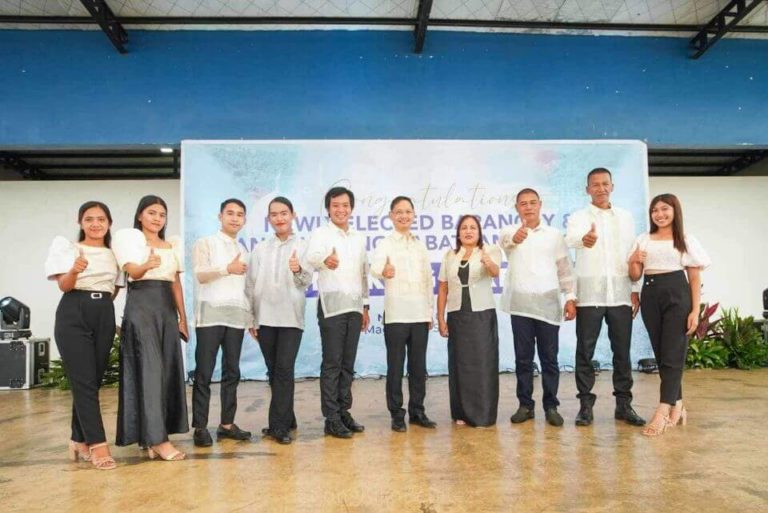 the oath-taking ceremony of newly-elected Silay City Barangay and SK officials at Magikland, Silay City