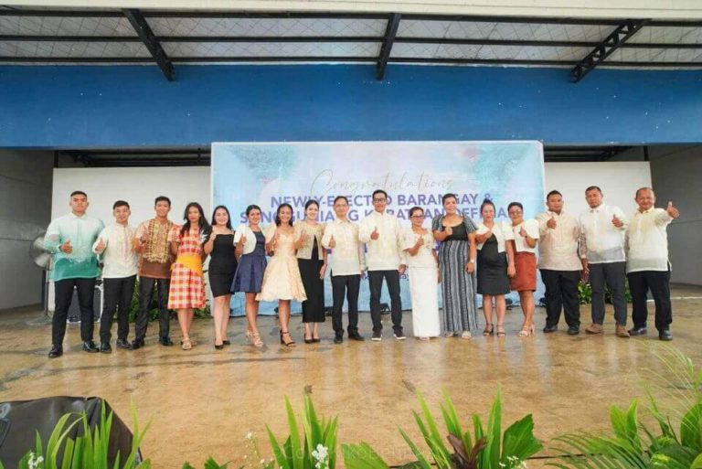 the oath-taking ceremony of newly-elected Silay City Barangay and SK officials at Magikland, Silay City