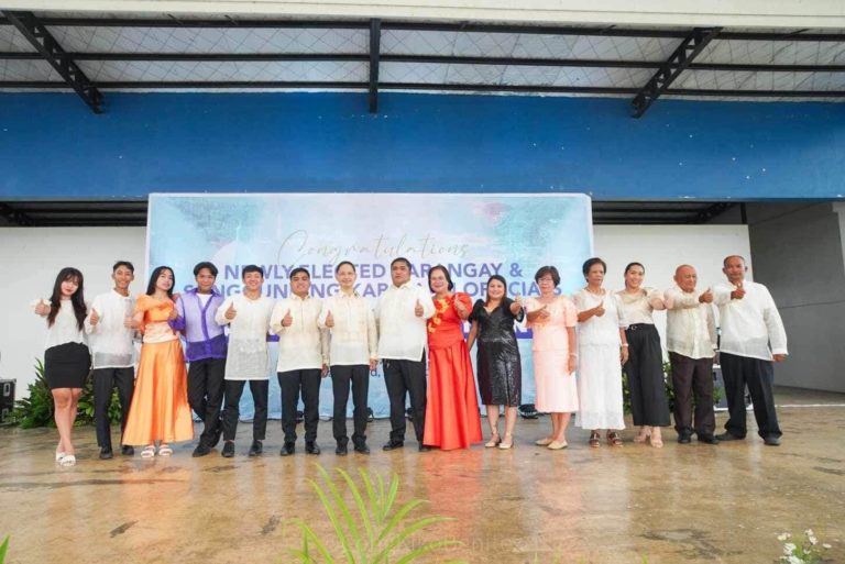 the oath-taking ceremony of newly-elected Silay City Barangay and SK officials at Magikland, Silay City