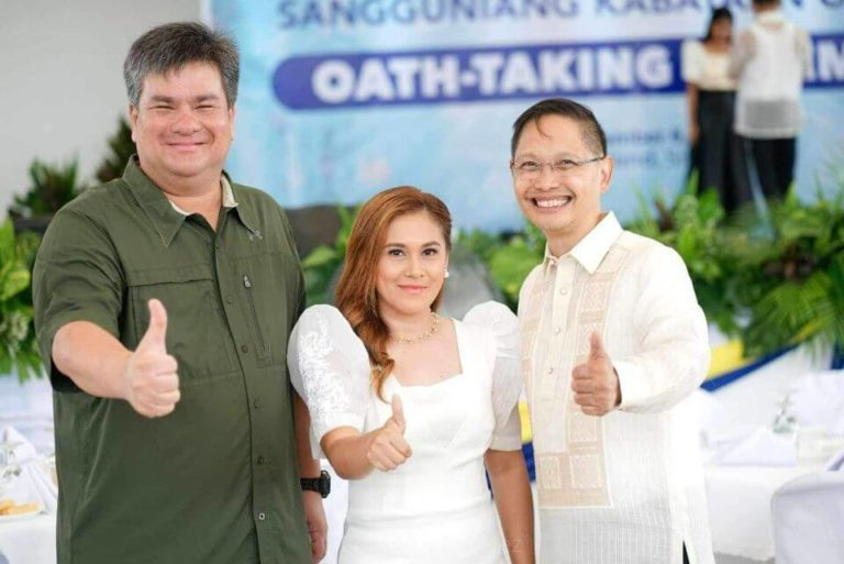 the oath-taking ceremony of newly-elected Silay City Barangay and SK officials at Magikland, Silay City