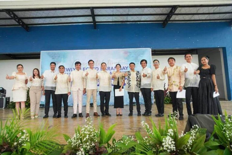 the oath-taking ceremony of newly-elected Silay City Barangay and SK officials at Magikland, Silay City