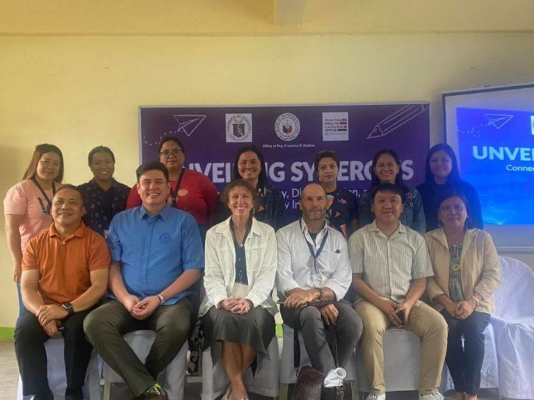 Unveiling Synergies Workshop at Silay Doña Montserrat Lopez Memorial High School with Jon Nichols and Maureen Rooney