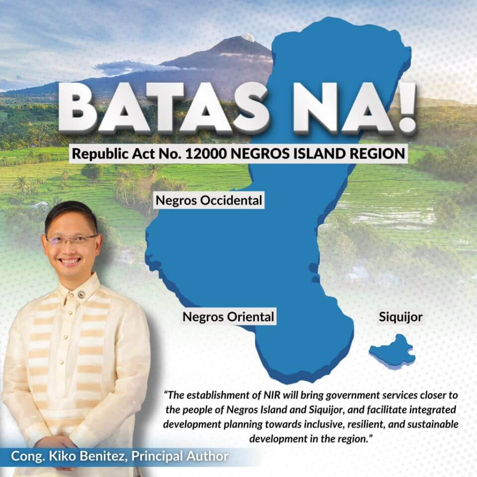 BATAS NA! Republic Act No. 12000 Negros Island Region