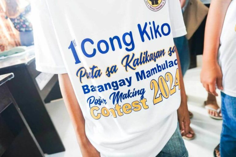 1st Cong. Kiko Pinta sa Kalikasan Poster Making Contest.