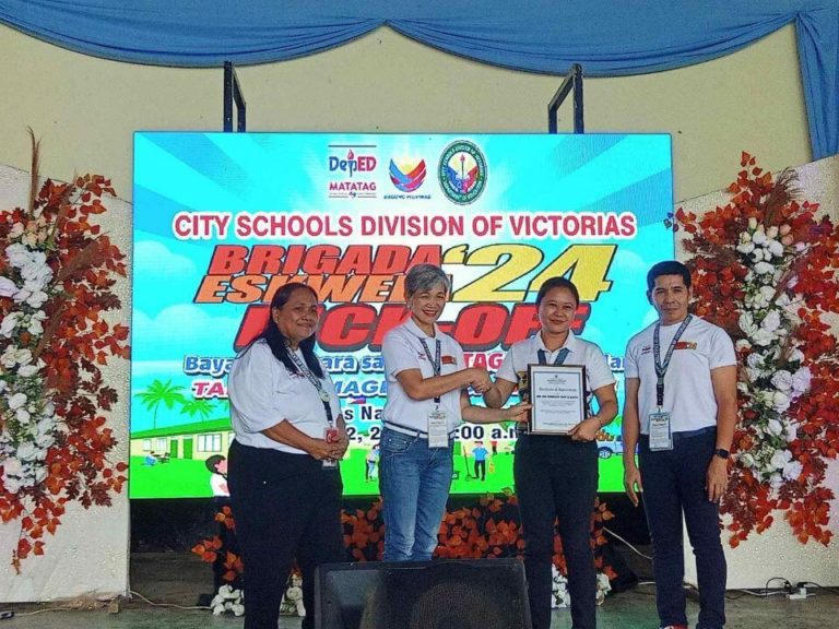 Kicked off of Brigada Eskwela at Victorias National High School