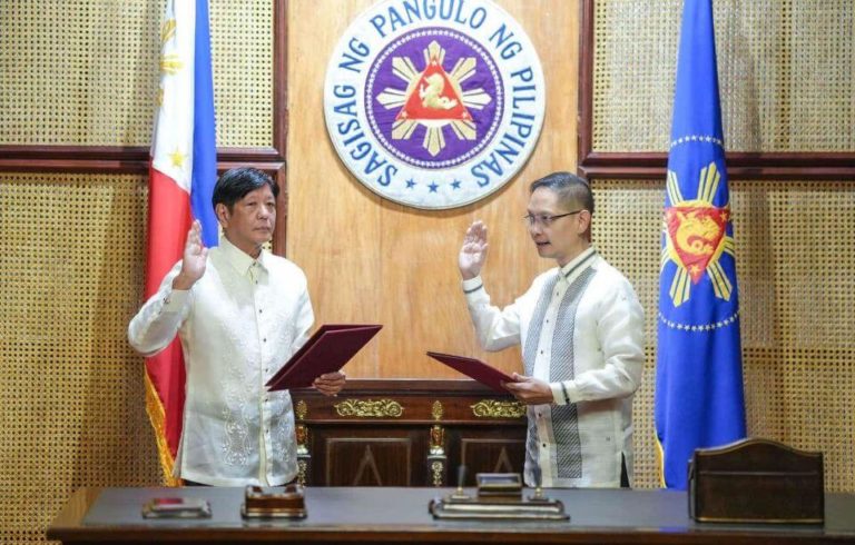 Negros Occidental Rep. Jose Francisco “Kiko” Bantug Benitez Takes Oath as Director-General of TESDA.