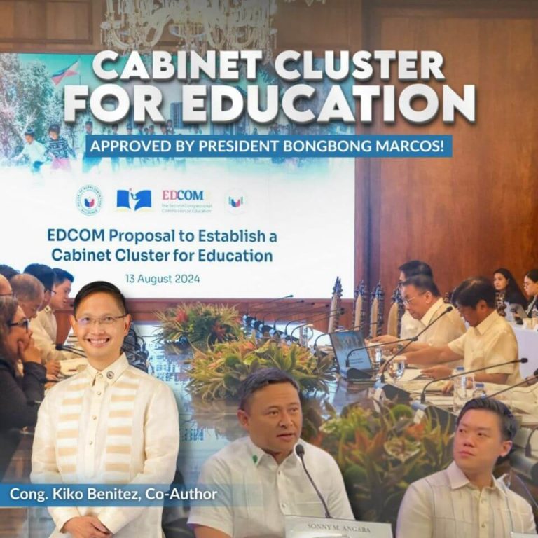 Cabinet Cluster for Education Approved by President Bongbong Marcos