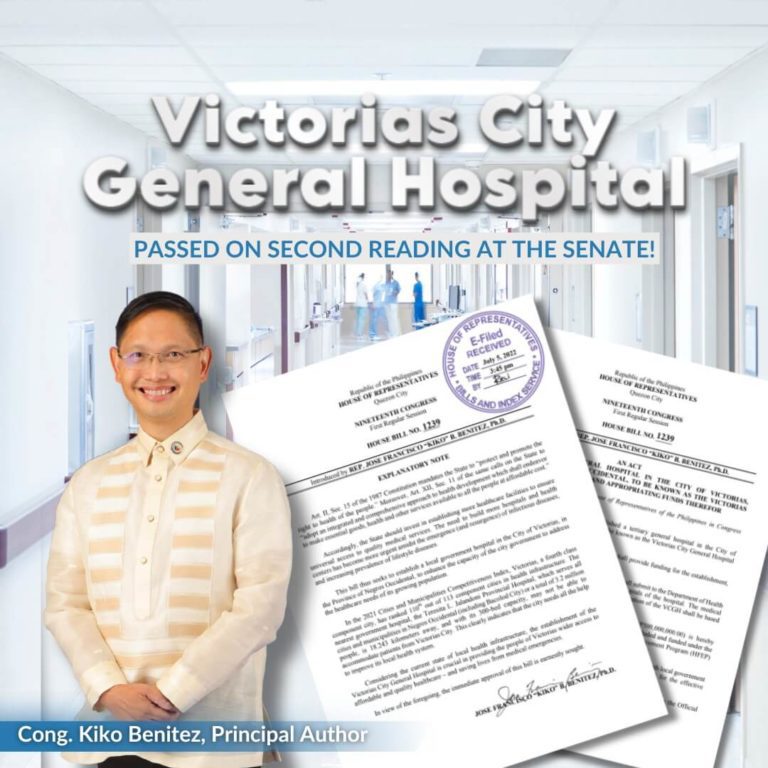 Senate approves Victorias hospital bill on 2nd reading