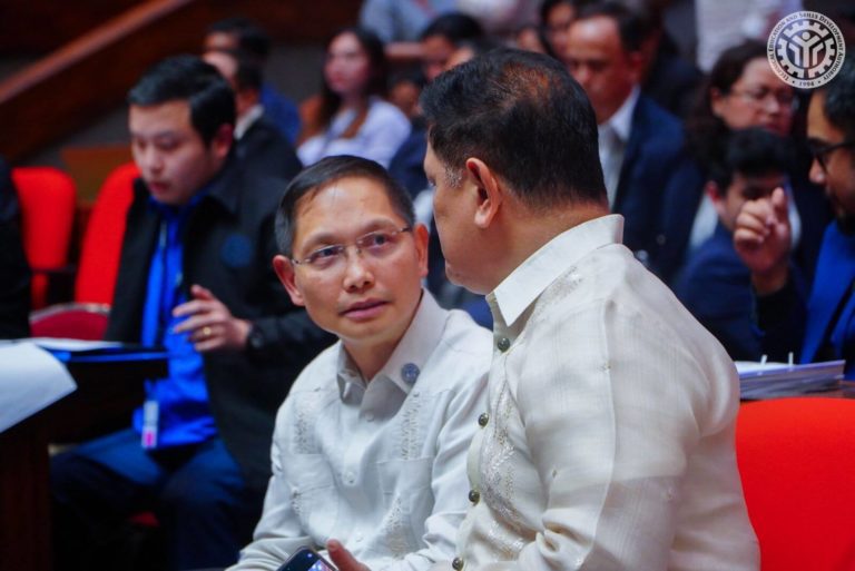 TESDA Director General, Secretary Jose Francisco Benitez at Senate of the Philippines