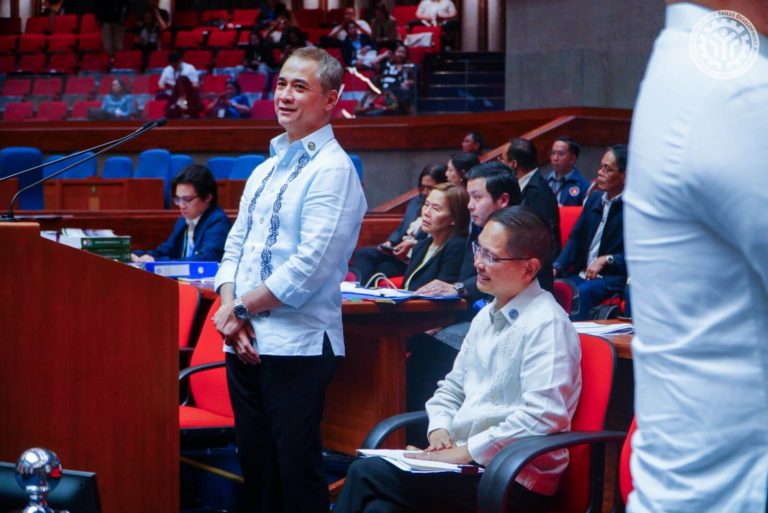 TESDA Director General, Secretary Jose Francisco Benitez at Senate of the Philippines