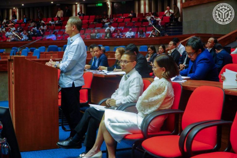 TESDA Director General, Secretary Jose Francisco Benitez at Senate of the Philippines