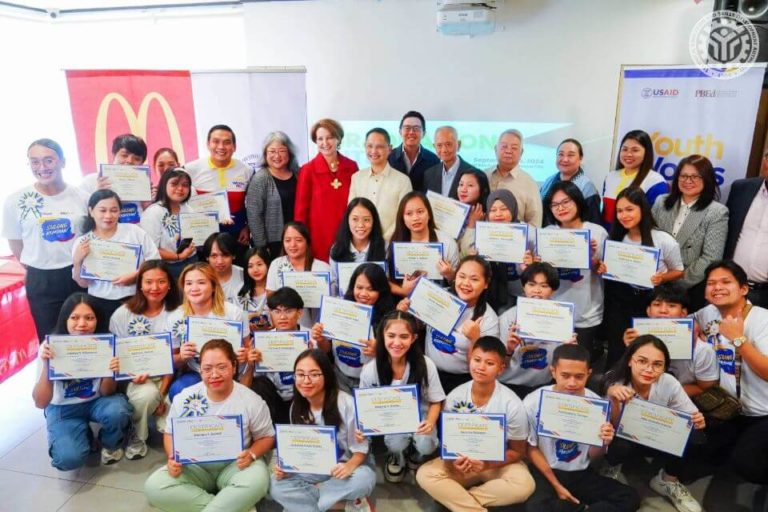 TESDA Secretary Benitez Joins U.S. Ambassador and McDonald’s Philippines CEO in Celebrating Youth Graduates of USAID's YouthWorks PH Program